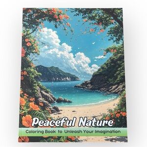 🆕 Peaceful Nature Adult Colouring Book to Unleash Your Imagination Relaxing